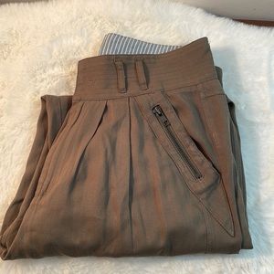 Anthro Elevenses high waist baggy pants